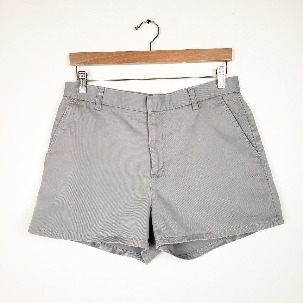 Vintage Calvin Klein Jeans Gray Flat Front Shorts